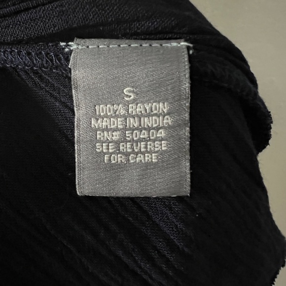 Nieman Marcus Boho Peasant Flowy Navy Midi Dress! Size Small. - Picture 5 of 8